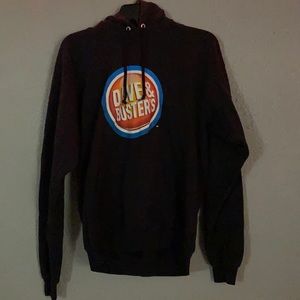 Black Dave & Busters Hoodie